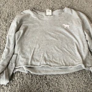 Long sleeve cropped shirt